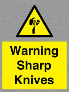 Warning Sharp Knives